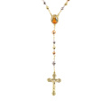 42841 xuping Religion Schmuck Mode Rosenkranz Halskette mit Jseus Kreuz und Bild